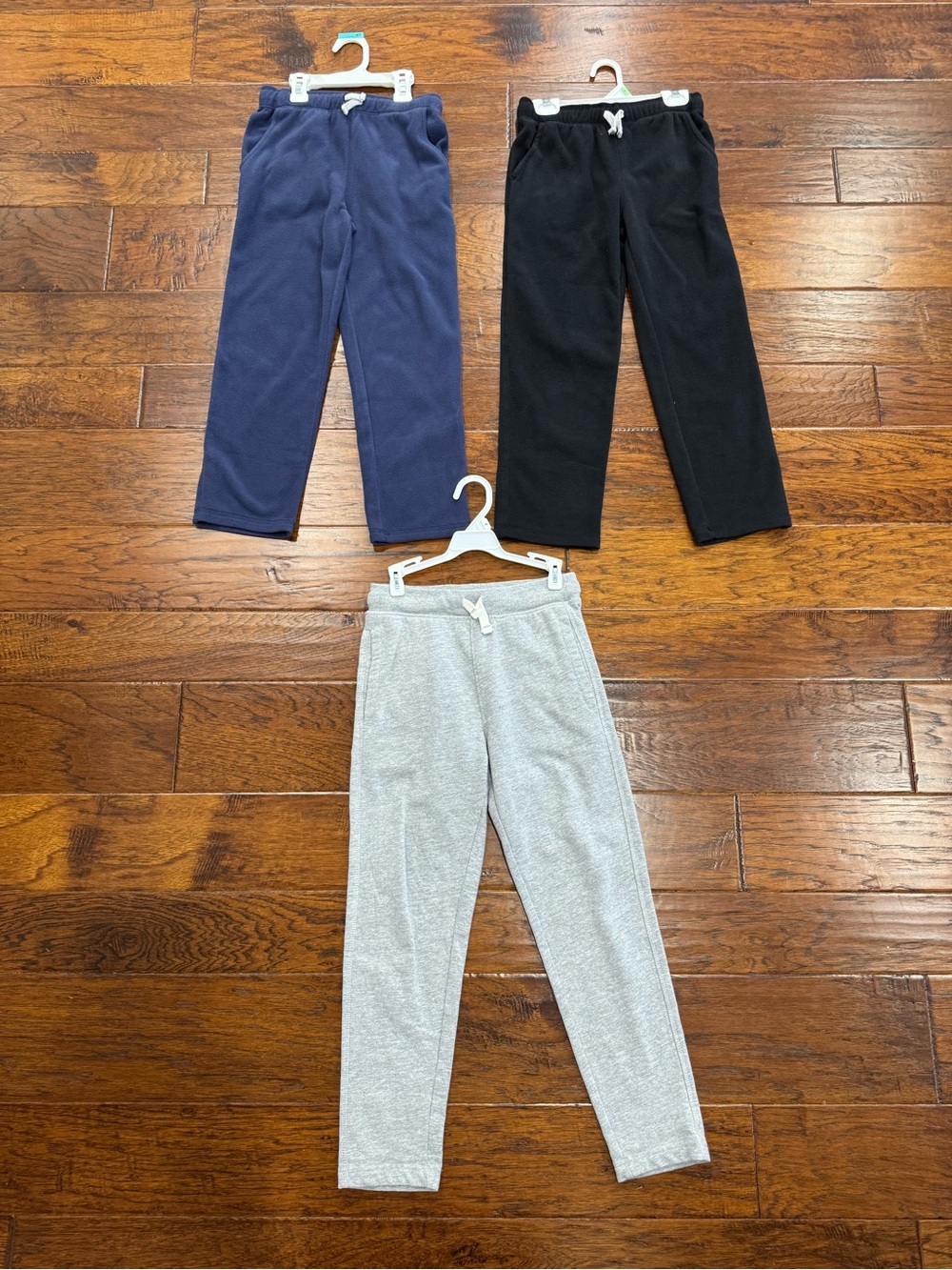 Boys drawstring Carters & Tommy Bahama navy/black/jersey grey pants lot size 7/8